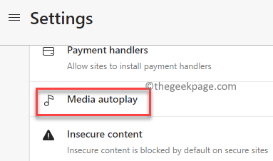 Edge Cookies And Site Permissions All Permissions Media Autoplay