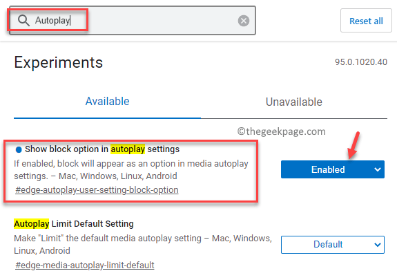 Edge Flags Search Autoplay Available Show Block Option In Autoplay Enabled Min