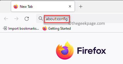 Firefox Navigate To Aboutconfig