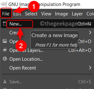 Gimp File New Min