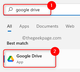 Launch Google Drive Min