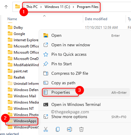 Program Files Windows Apps Properties Min
