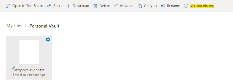 How To Restore A Previous Version Of A OneDrive File