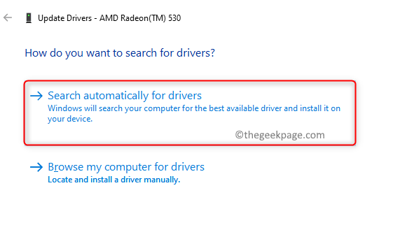 Update Driver Search Automatically Min