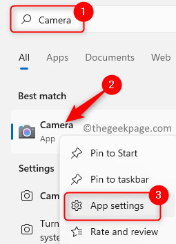 Windows Camera App Settings Min
