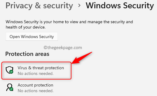 Windows Privacy Select Virus Threat Protection Min