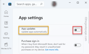 App Updates Store Off Min