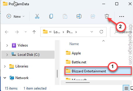 Blizzard Flder Delete Min