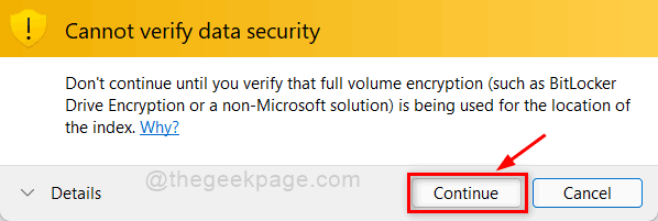 Cannot Verify Data Security 11zon