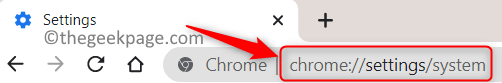Настройки Chrome Система Мин.