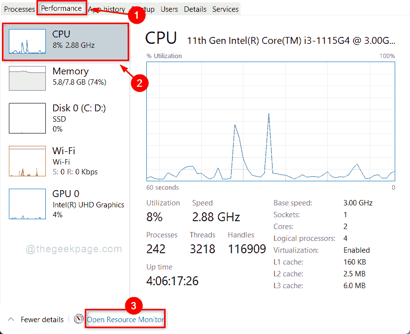 Open Resource Monitor Task Manager 11zon