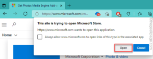 open store links min