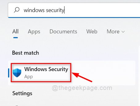 Откройте приложение безопасности Windows 11zon.