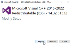 FIX : Visual C++ Runtime Error R6034 in Windows 11 / 10