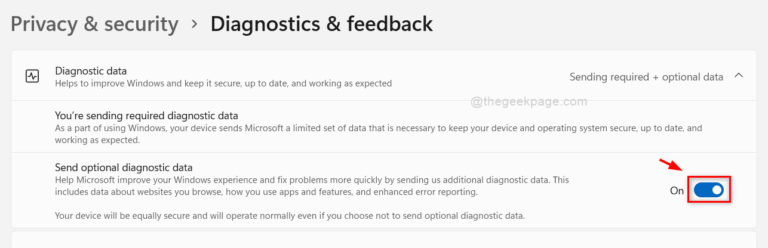 How To Change Diagnostics Data To Full In Windows 11