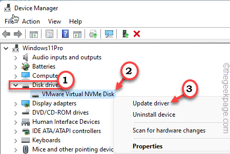 Update Disk Drives Min