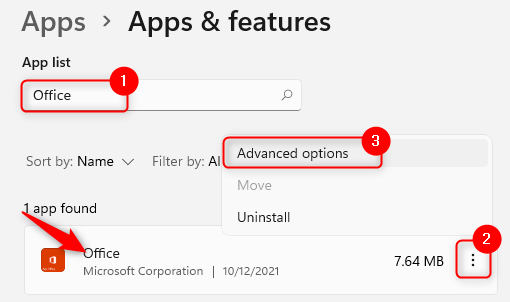 Apps Features Office Advanced Options Min