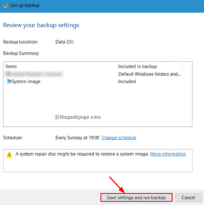 Fix: Backup error code 0x80070032 on Windows 11 / 10