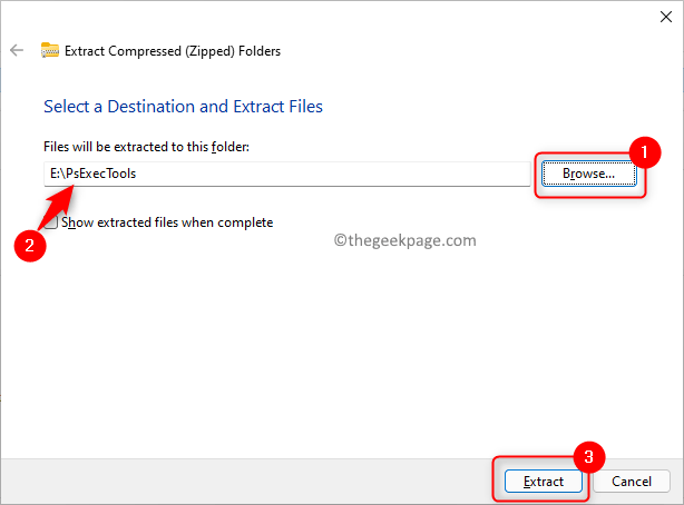 Browse Select Folder To Store Min