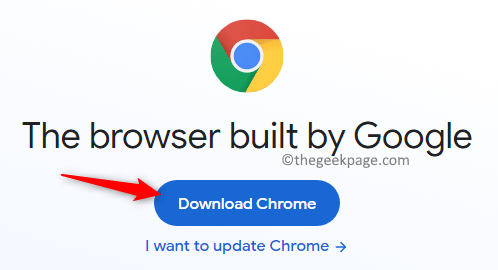 Click Download Chrome Min