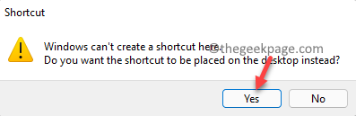 Prompt Shortcut Yes