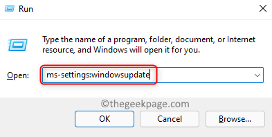 Jalankan Ms Pengaturan Pembaruan Windows Min