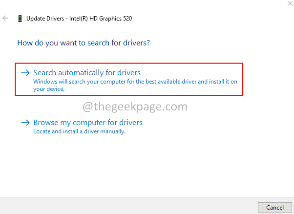 Search Automatically For Drivers