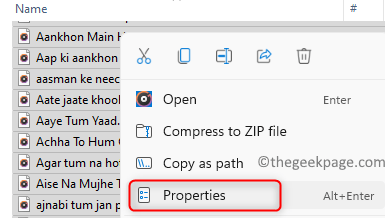Select All Files Properties Min