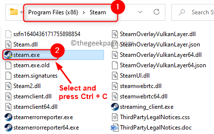 Steam Executable File In Steam Installation Folder Min