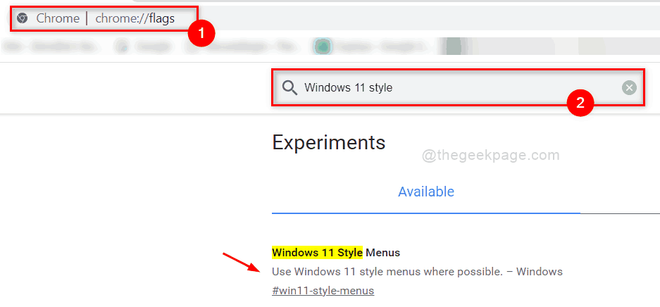 Chrome Flags Windows 11 Style 11zon