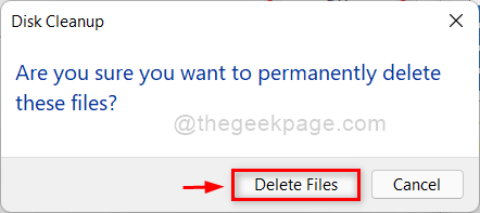 Delete Files Confirm Disk Cleanup 11zon
