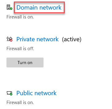 Domain Network Min