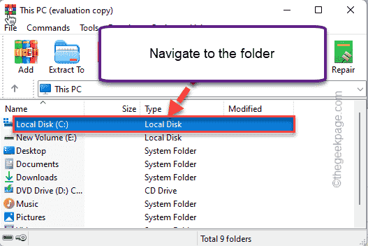 Navigate To The Folder Min