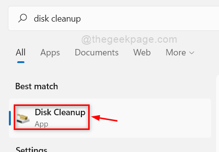 Open Disk Cleanup App 11zon