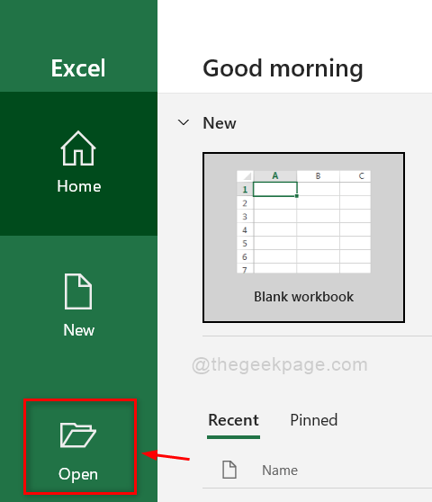 Open Excel Sheet Menu 11zon