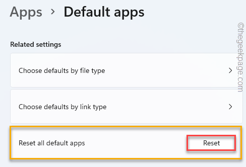 Reset All Default Apps Min
