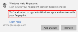 How to set up Windows Hello feature in Windows 11 for the first time