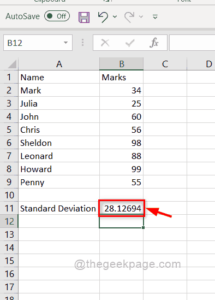 How to Apply and Use Standard Deviation Formula in Excel Sheet
