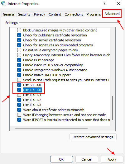 Use Ssl Tls Min