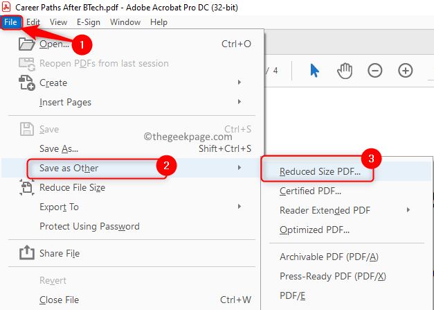 Adobe File Save As Other Reduced Size Pdf Min