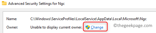 Advanced Security Settings Ngc Change Ownership Min