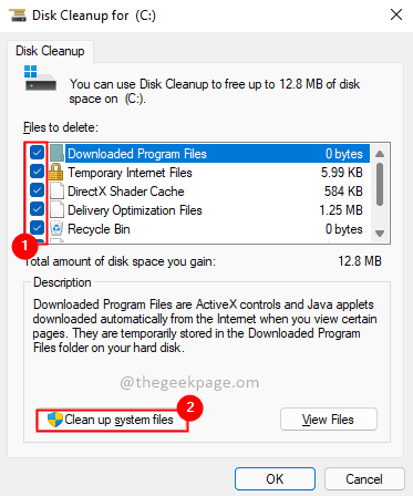 Disk Cleanup C Drive Min
