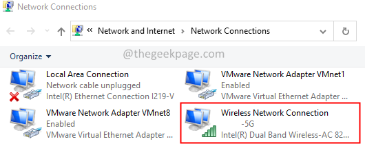 Double Click On Network Adapter