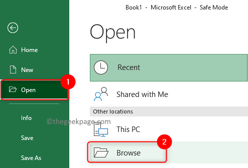 Excel Open Browse Min