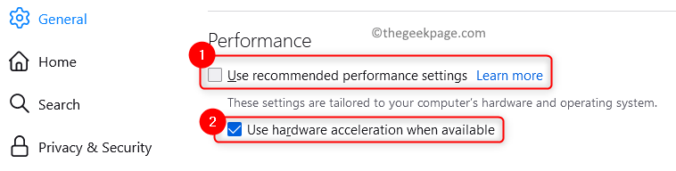 Firefox Performance Hardware Acceleration Min