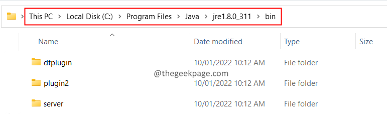 Java Application Location