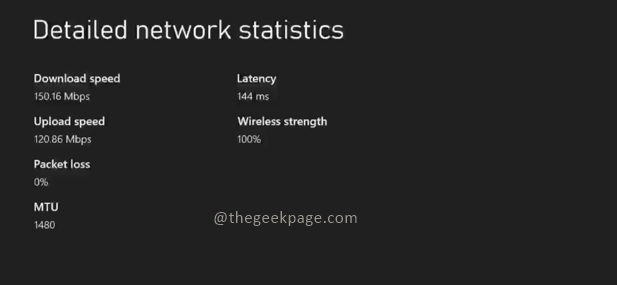Network Statistics Report Min