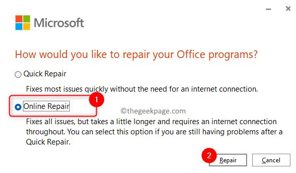 Office Online Repair Min