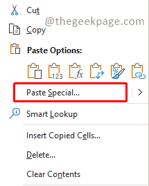 Paste Special Min