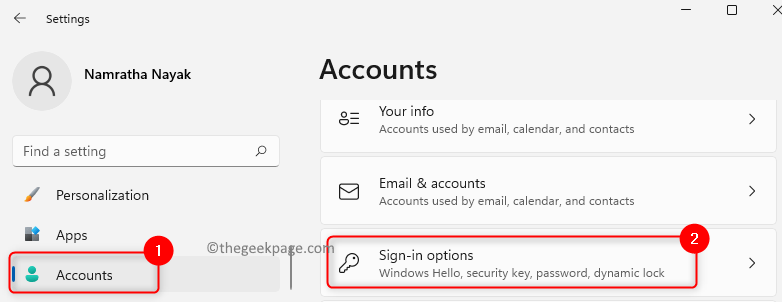 Settings Accounts Sign In Options Min